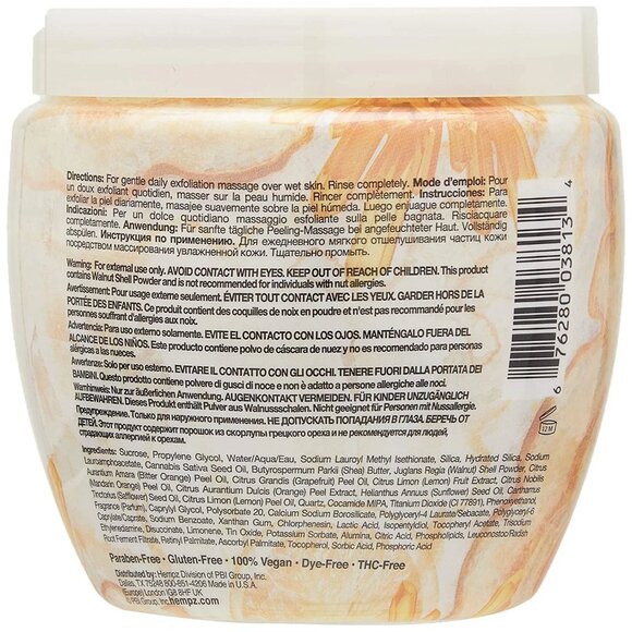 NEW Hempz Citrine Crystal & Quartz Herbal Body Buff - 7 oz CASE (6) - Picture 4 of 9